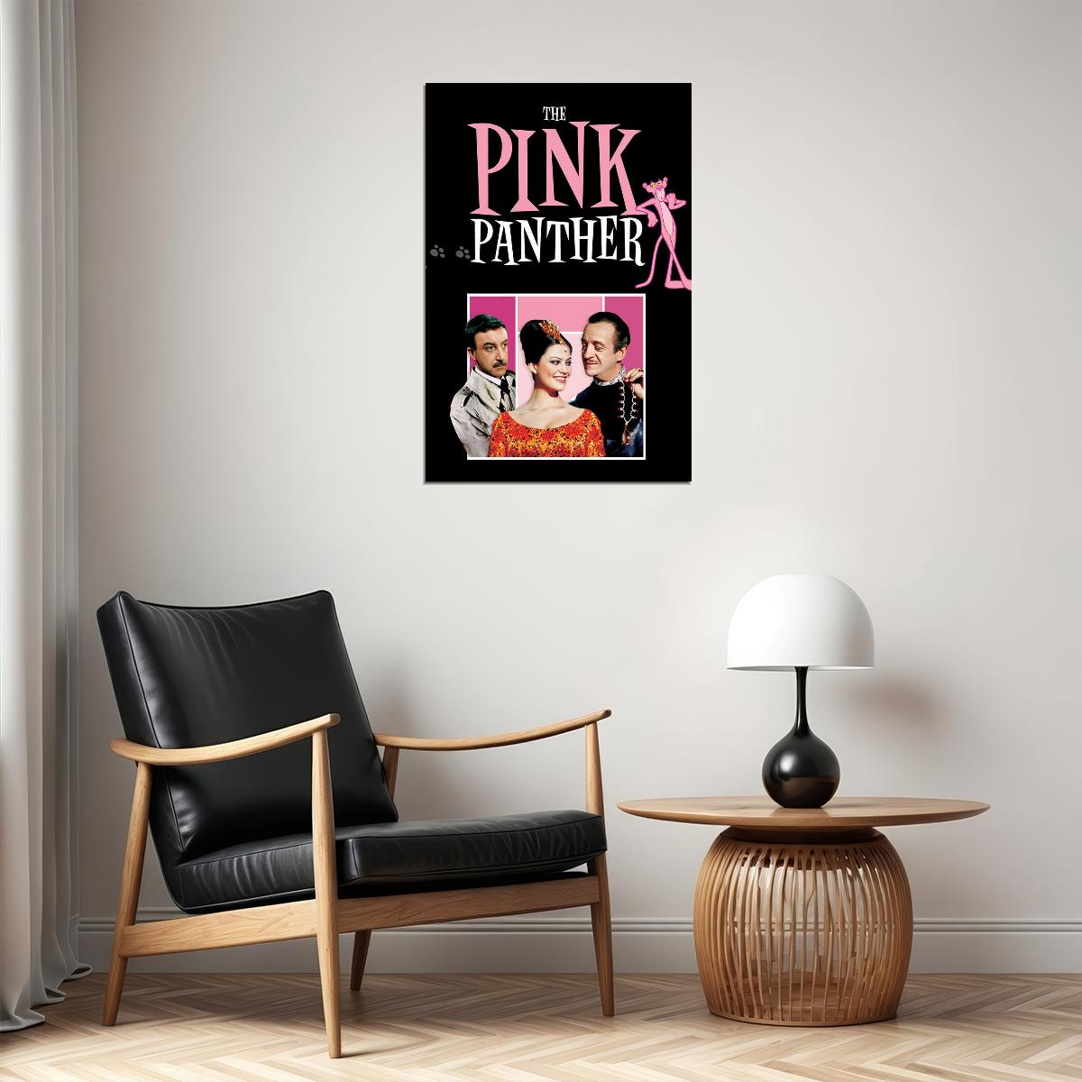 The Pink Panther 1963 Movie Romance Comedy Crime Poster Wall Art Print Home Wall Decor - xonomax