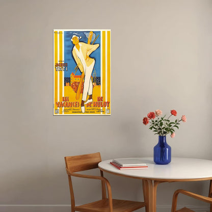 Monsieur Hulot's Holidays Movie Comedy Romance Poster Wall Art Print Home Wall Decor - xonomax