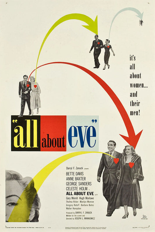 All About Eve Movie Drama Action Adnveture Poster Wall Art Print Home Wall Decor - xonomax