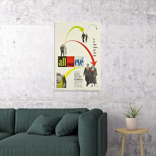 All About Eve Movie Drama Action Adnveture Poster Wall Art Print Home Wall Decor - xonomax