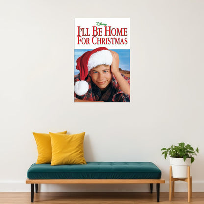I'll Be Home For Christmas Movie Comedy Family Poster Wall Art Print Home Wall Decor - xonomax