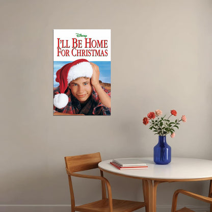 I'll Be Home For Christmas Movie Comedy Family Poster Wall Art Print Home Wall Decor - xonomax