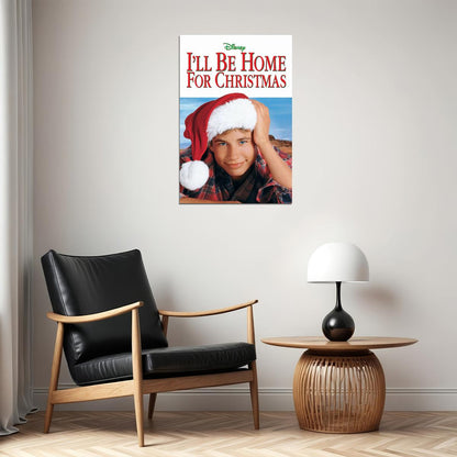 I'll Be Home For Christmas Movie Comedy Family Poster Wall Art Print Home Wall Decor - xonomax