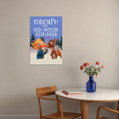 Rudolph The Red-nosed Reindeer Animation Movie Comedy Poster Wall Art Print Home Wall Decor