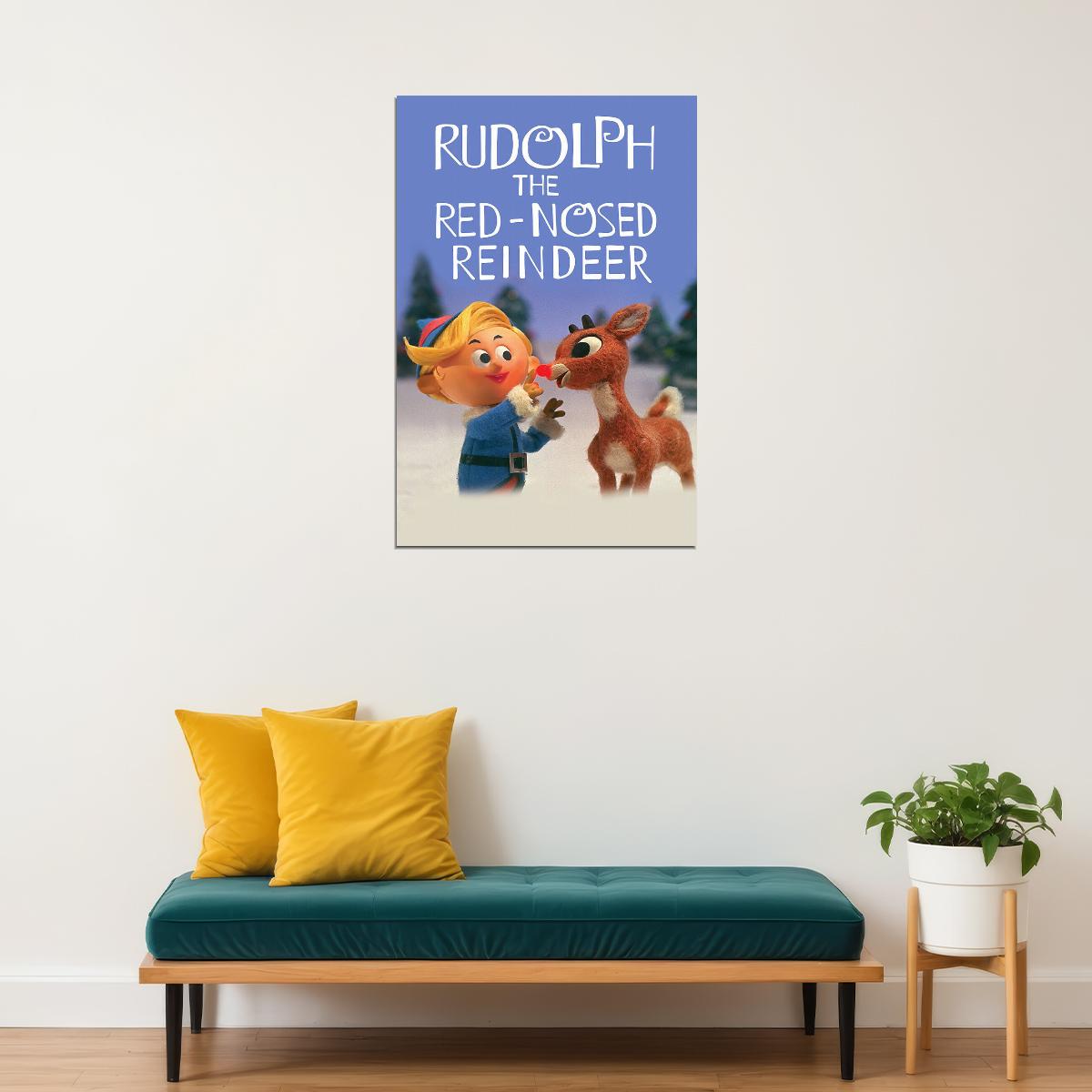 Rudolph The Red-nosed Reindeer Animation Movie Comedy Poster Wall Art Print Home Wall Decor