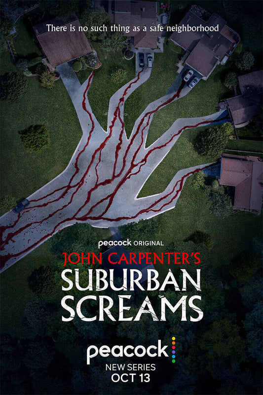 John Carpenter's Suburban Screams Movie Horror Poster Wall Art Print Home Wall Decor