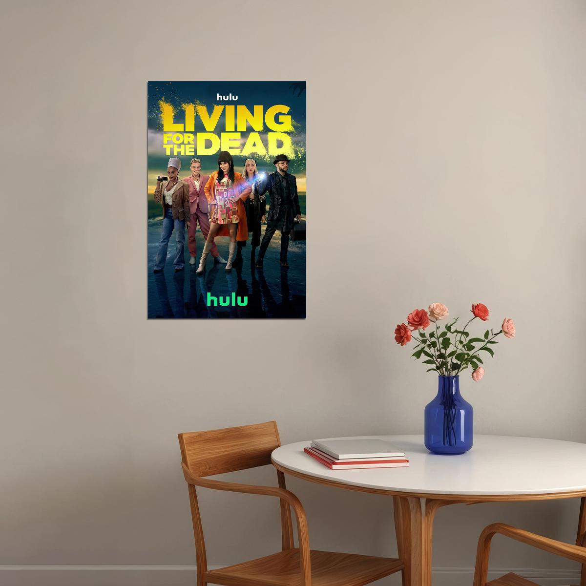 Living For The Dead 2023 Movie Documentary Horror Poster Wall Art Print Home Wall Decor - xonomax