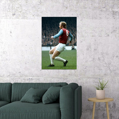 Bobby Moore Former British Football Player Poster Wall Art Print Home Wall Decor