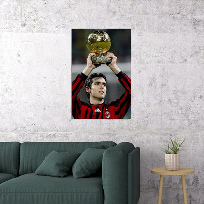 Kaka Former Brazilian National Soccer Player Poster Wall Art Print Home Wall Decor