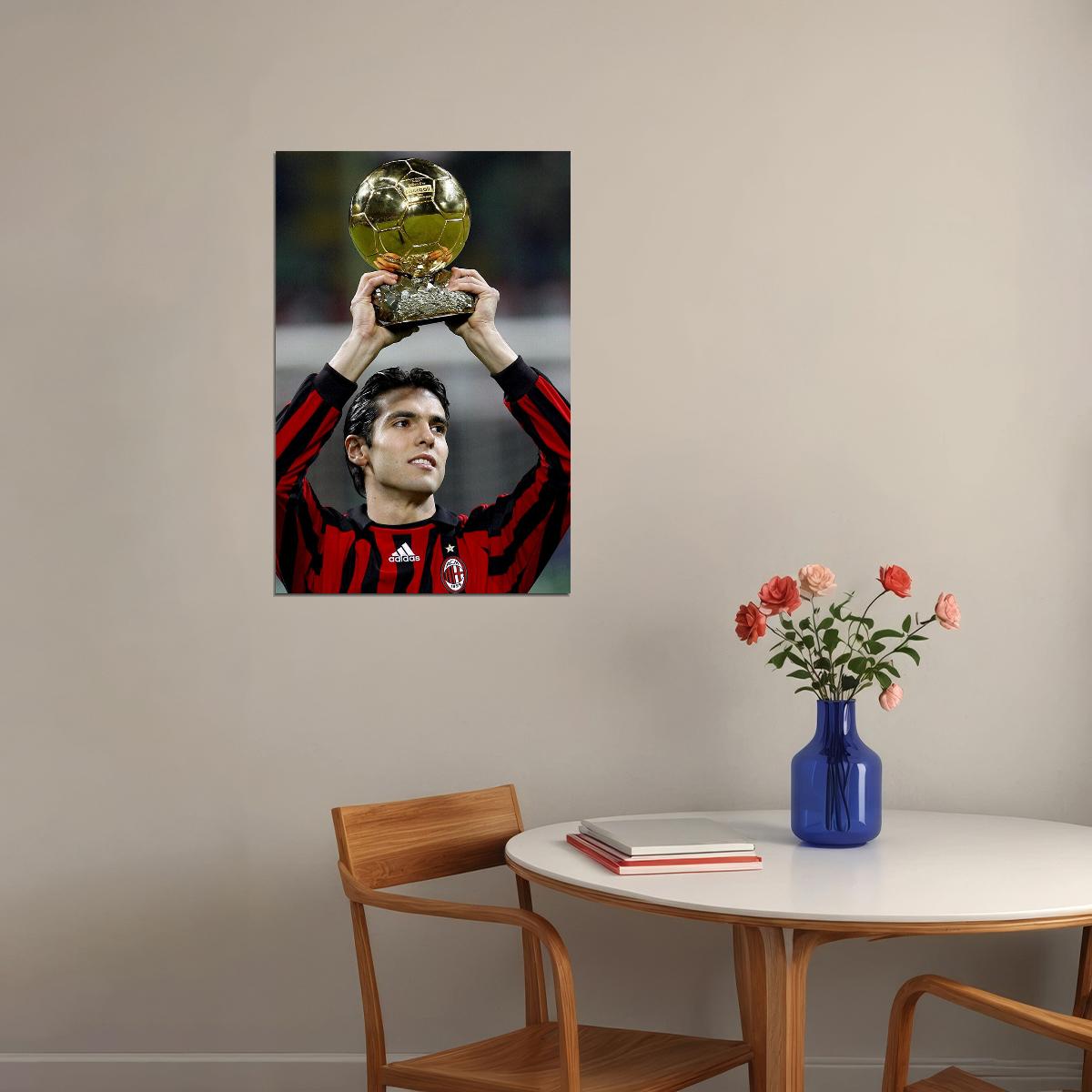 Kaka Former Brazilian National Soccer Player Poster Wall Art Print Home Wall Decor