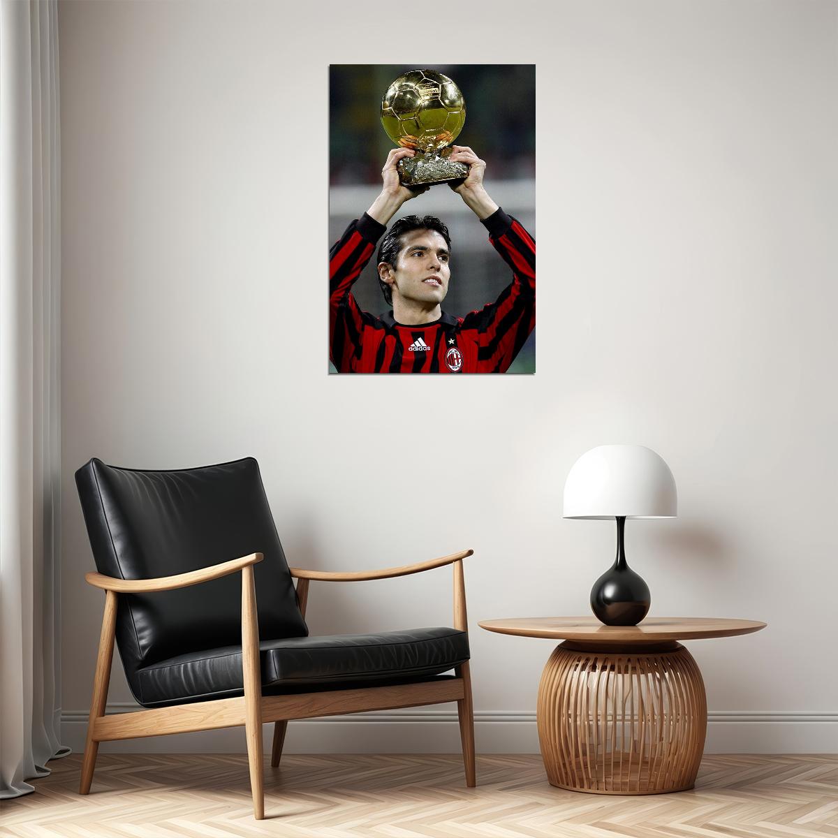 Kaka Former Brazilian National Soccer Player Poster Wall Art Print Home Wall Decor