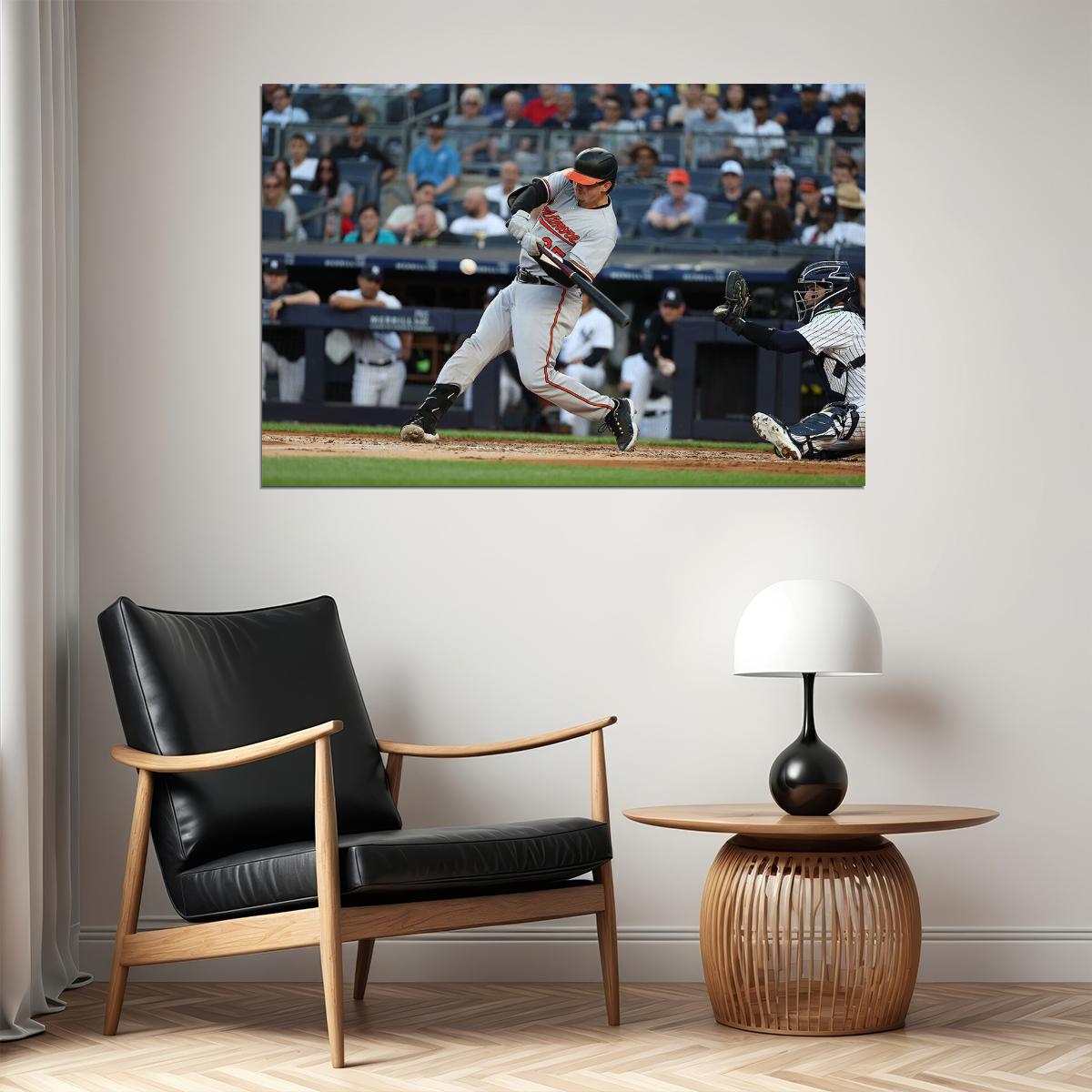 Adley Rutschman Baltimore Orioles Baseball Player Athlete Poster Wall Art Print Home Wall Decor