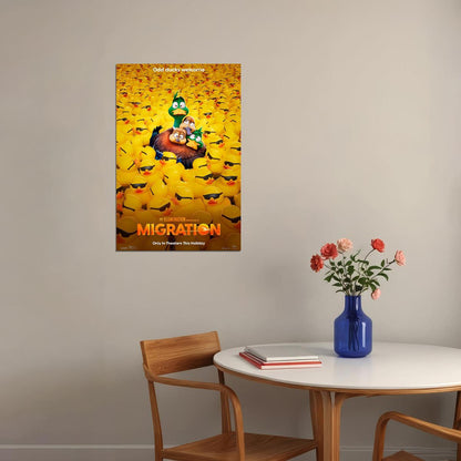 Migration Movie Animation Comedy Action Poster Wall Art Print Home Wall Decor - xonomax