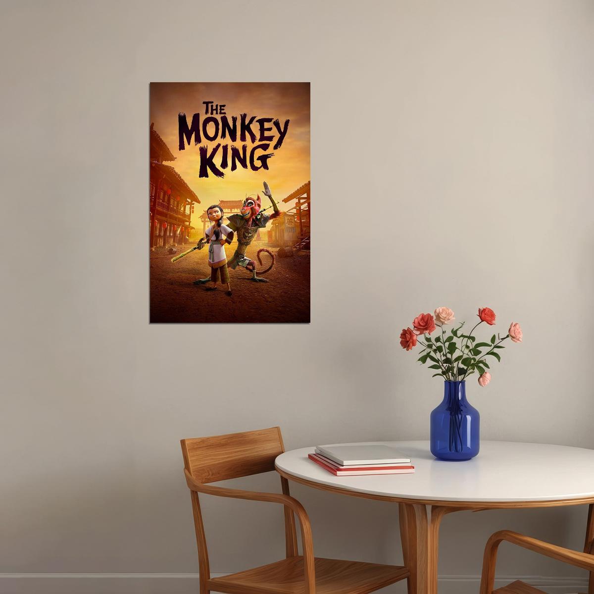 The Monkey King 2023 Movie Animation Action Adventure Poster Wall Art Print Home Wall Decor - xonomax