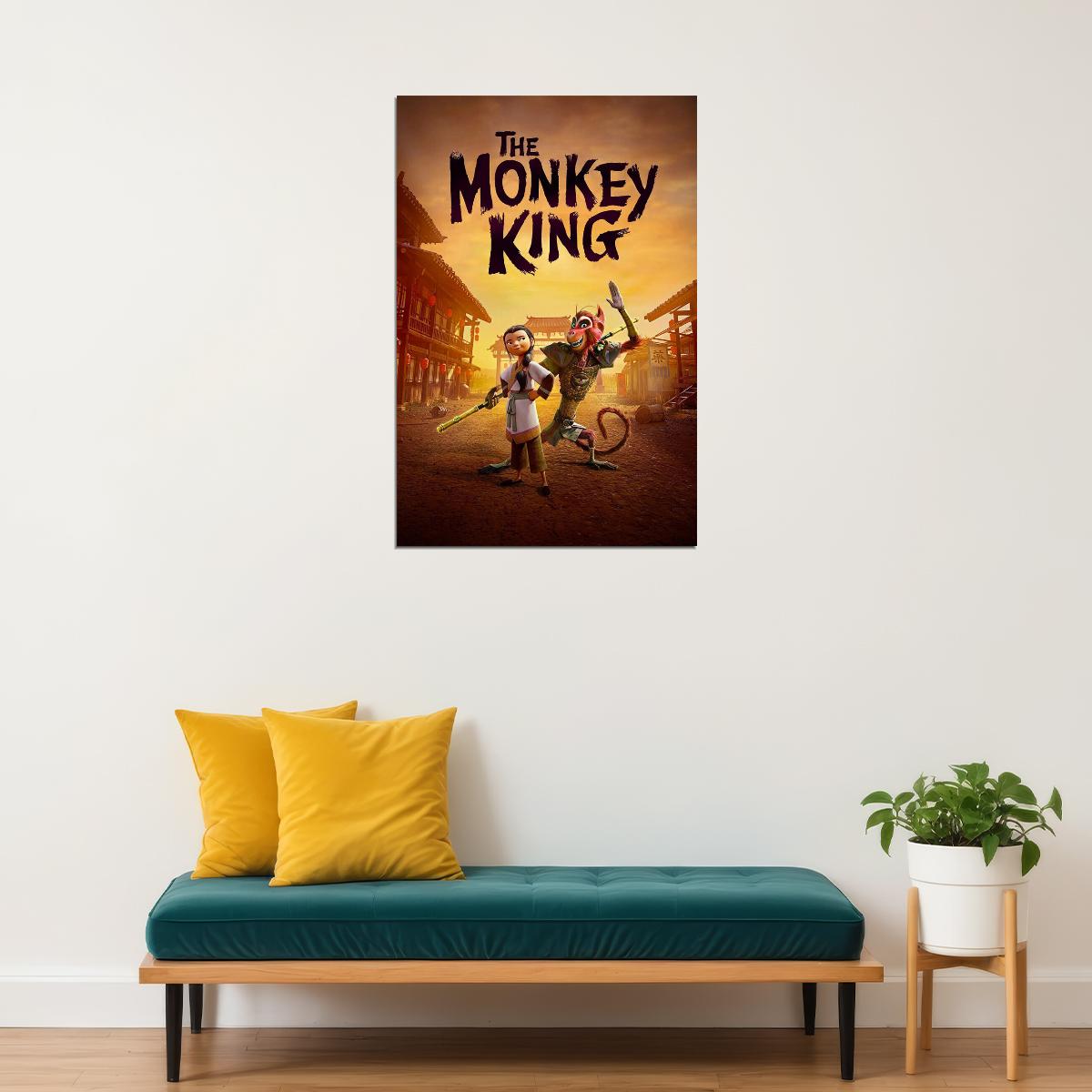 The Monkey King 2023 Movie Animation Action Adventure Poster Wall Art Print Home Wall Decor - xonomax