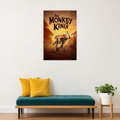The Monkey King 2023 Movie Animation Action Adventure Poster Wall Art Print Home Wall Decor - xonomax