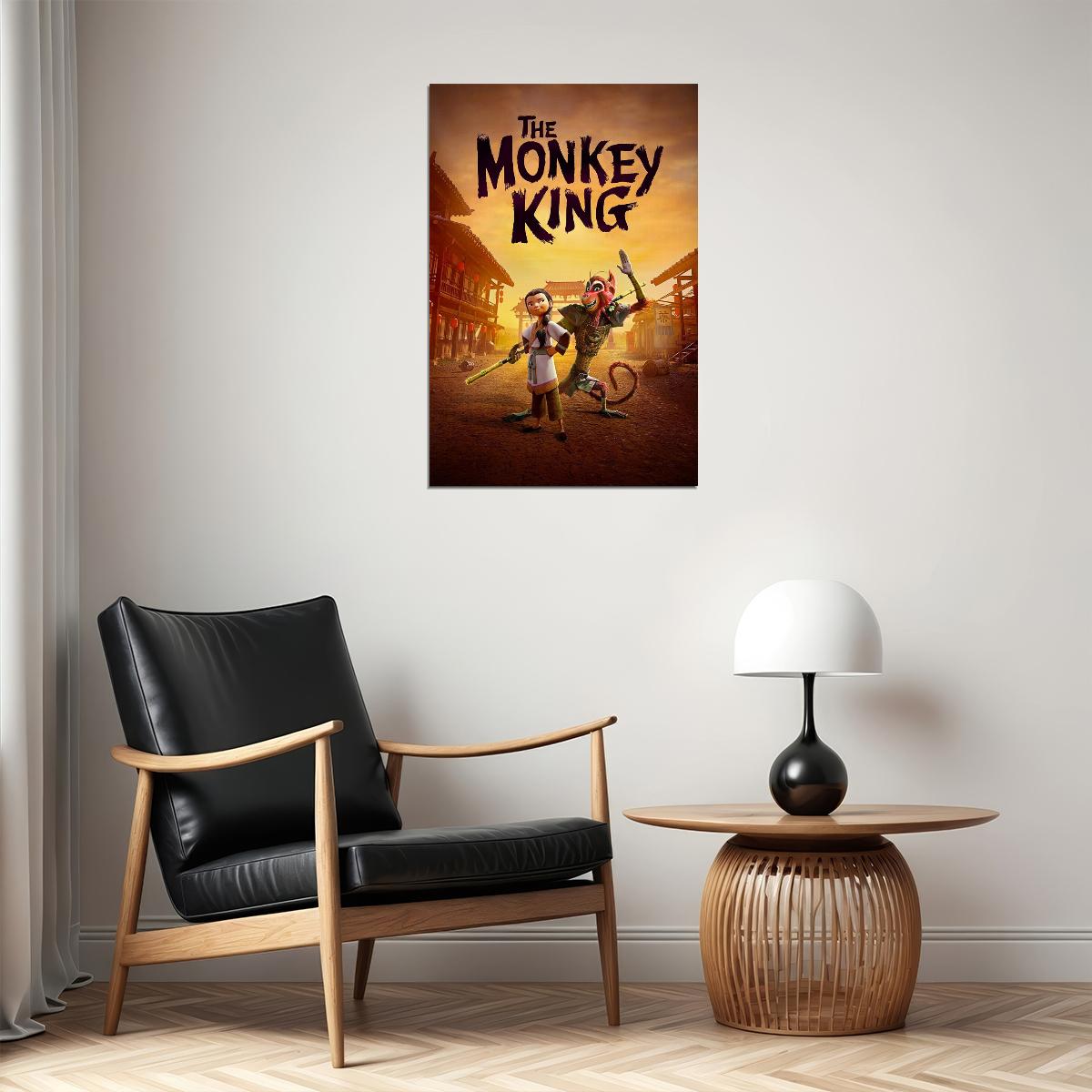 The Monkey King 2023 Movie Animation Action Adventure Poster Wall Art Print Home Wall Decor - xonomax