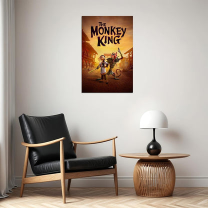 The Monkey King 2023 Movie Animation Action Adventure Poster Wall Art Print Home Wall Decor - xonomax
