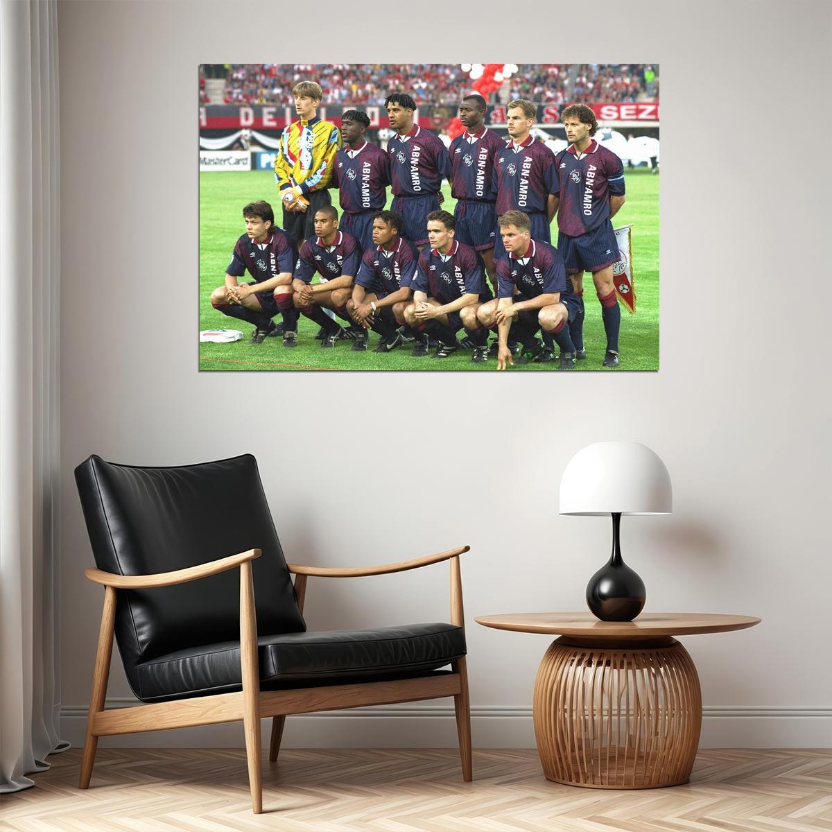 1994-95 Champions League Winners Ajax Poster Wall Art Print Home Wall Decor - xonomax