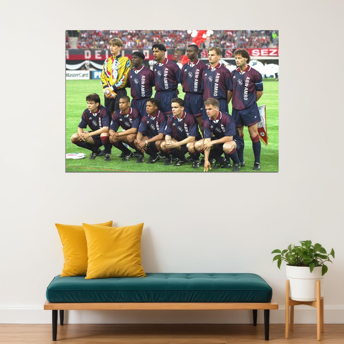 1994-95 Champions League Winners Ajax Poster Wall Art Print Home Wall Decor - xonomax