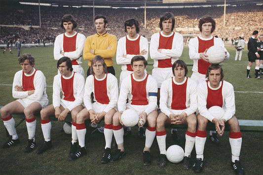 1970-71 Ajax European Cup Soccer Champions Match Poster Wall Art Print Home Wall Decor