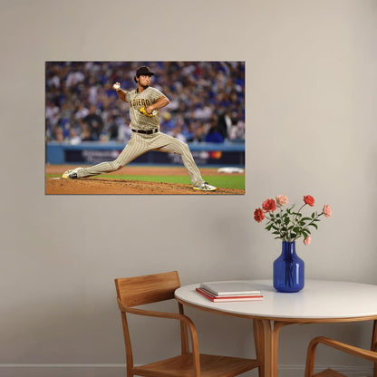 Yu Darvish San Diego Padres Baseball Player Athlete Poster Wall Art Print Home Wall Decor