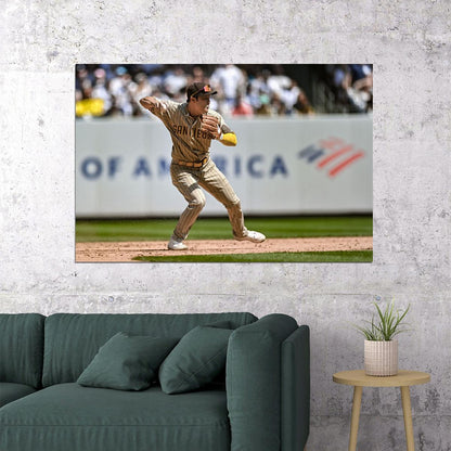 Kim Ha-seong San Diego Padres Baseball Player Athlete Poster Wall Art Print Home Wall Decor