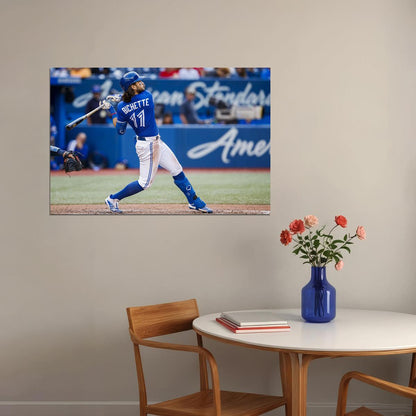 Bo Bichette Toronto Baseball Player Athlete Poster Wall Art Print Home Wall Decor