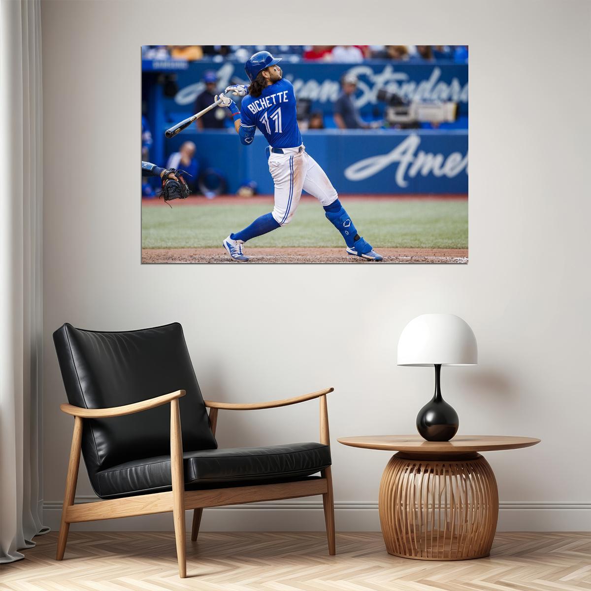 Bo Bichette Toronto Baseball Player Athlete Poster Wall Art Print Home Wall Decor