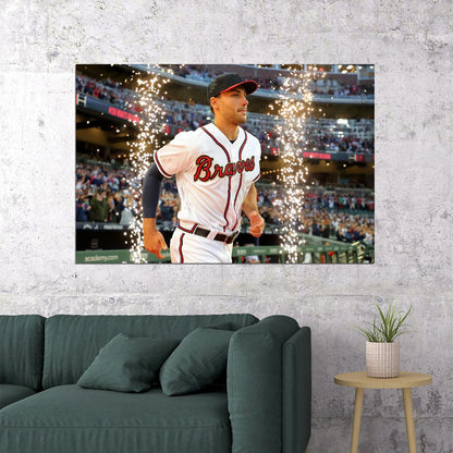 Matt Olson Atlanta Baseball Player Athlete Sport Poster Wall Art Print Home Wall Decor