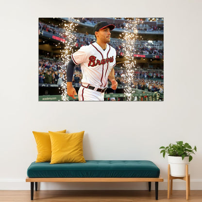 Matt Olson Atlanta Baseball Player Athlete Sport Poster Wall Art Print Home Wall Decor