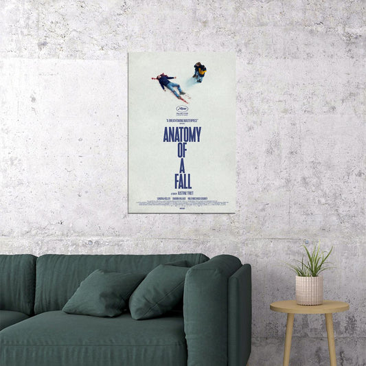 Anatomy Of A Fall Movie Crime Drama Thriller Poster Wall Art Print Home Wall Decor - xonomax
