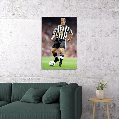 Alan Shearer Former English Football Player Poster Wall Art Print Home Wall Decor