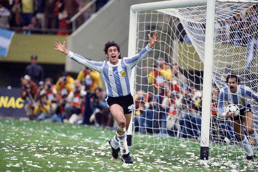 Mario Kempes Former Argentine Football Player Poster Wall Art Print Home Wall Decor