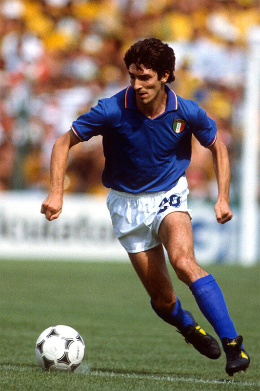 Paolo Rossi Former Italy Football Player Poster Wall Art Print Home Wall Decor