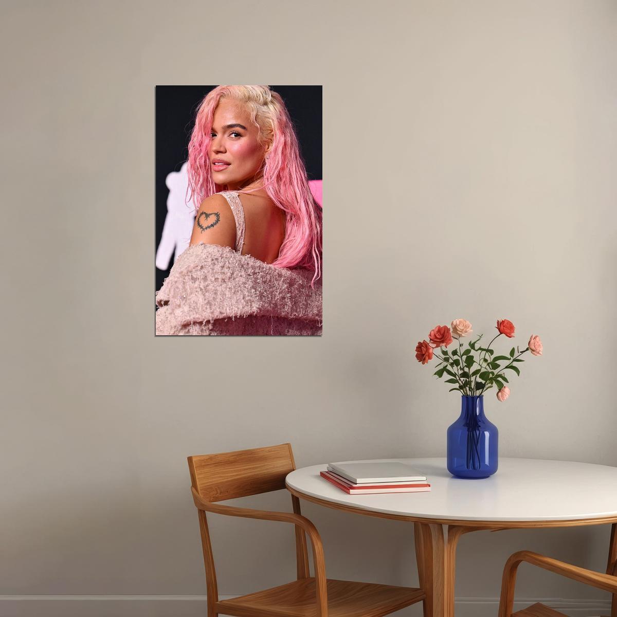 Karol G Colombian Reggaeton Singer And Songwriter Poster Wall Art Print Home Wall Decor - xonomax