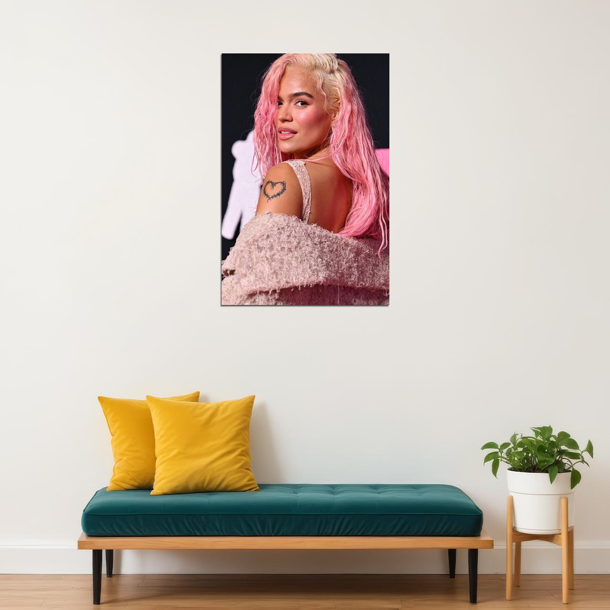 Karol G Colombian Reggaeton Singer And Songwriter Poster Wall Art Print Home Wall Decor - xonomax