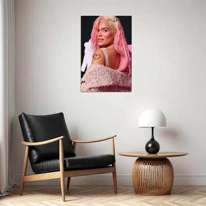 Karol G Colombian Reggaeton Singer And Songwriter Poster Wall Art Print Home Wall Decor - xonomax
