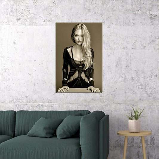 Amanda Seyfried American Actress And Artist Poster Wall Art Print Home Wall Decor - xonomax