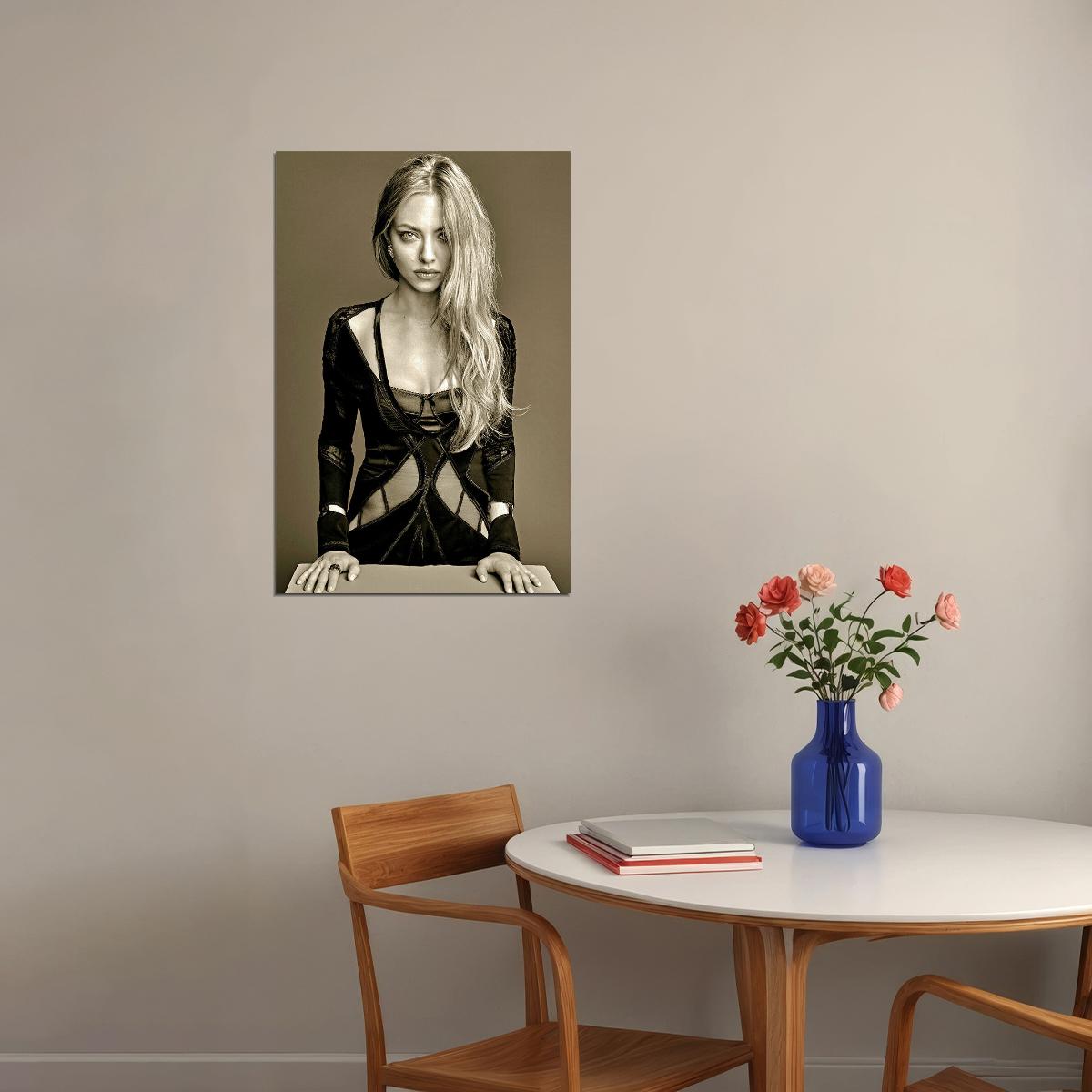 Amanda Seyfried American Actress And Artist Poster Wall Art Print Home Wall Decor - xonomax