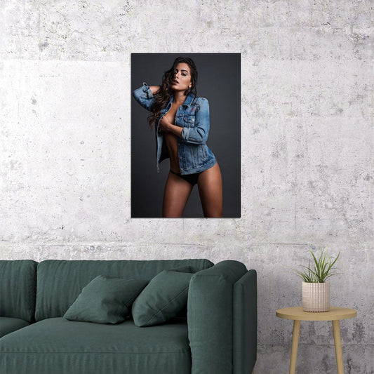 Anitta Brazilian Singer Songwriter Actress Television Host Poster Wall Art Print Home Wall Decor - xonomax