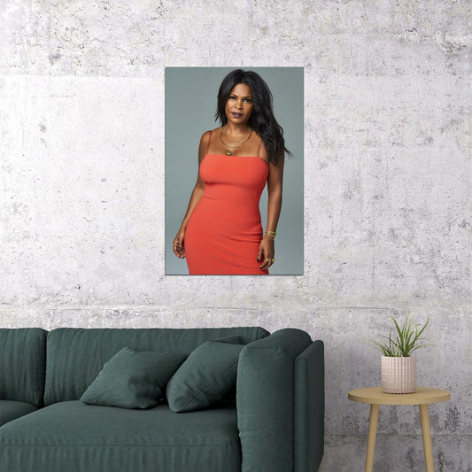 Nia Long American Actor Artist And Actress Poster Wall Art Print Home Wall Decor - xonomax