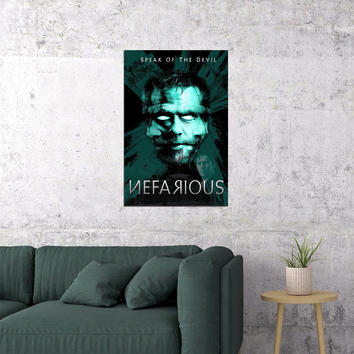 Nefarious Movie Horror Thriller Crime Poster Wall Art Print Home Wall Decor - xonomax