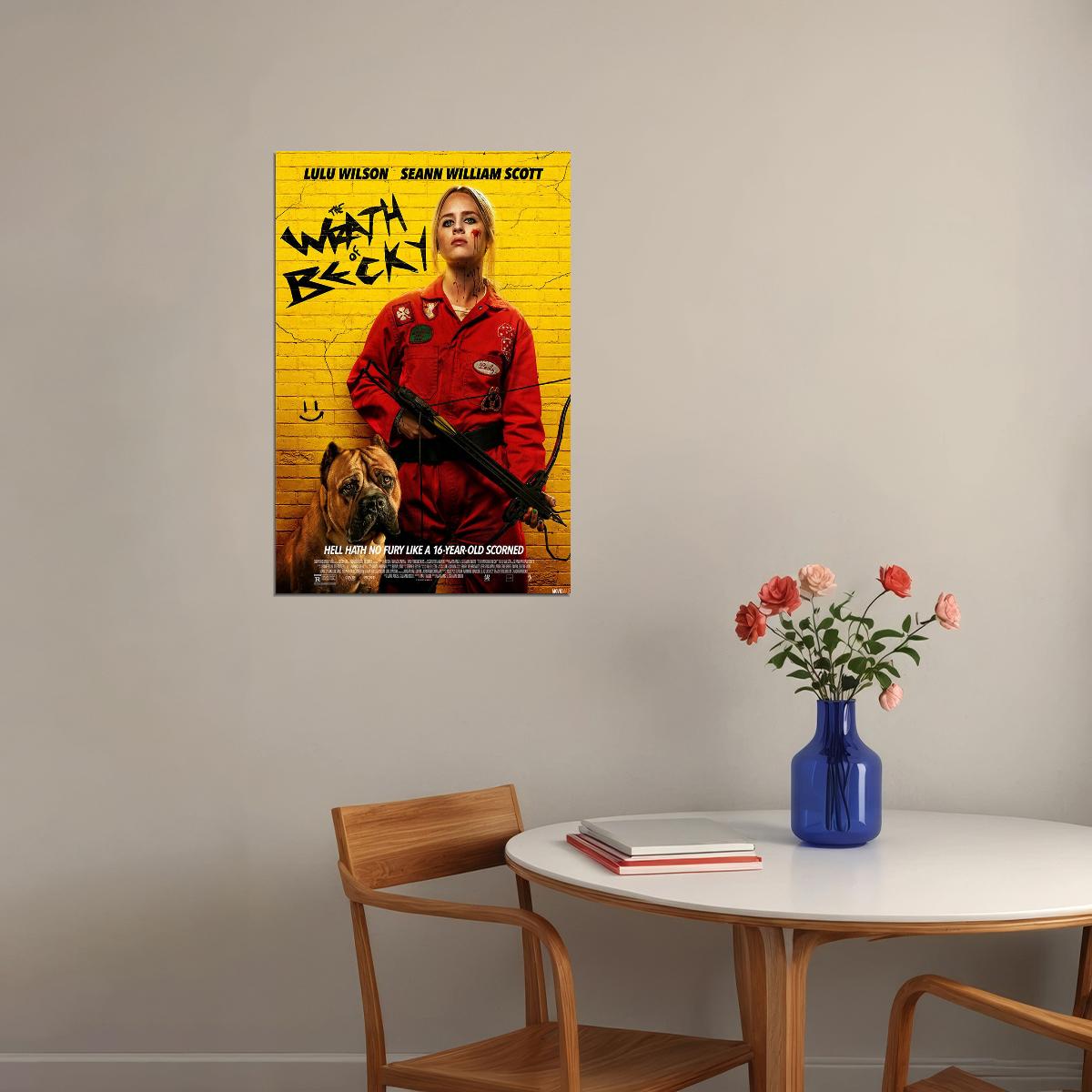 The Wrath Of Becky Movie Action Horror Thriller Poster Wall Art Print Home Wall Decor - xonomax