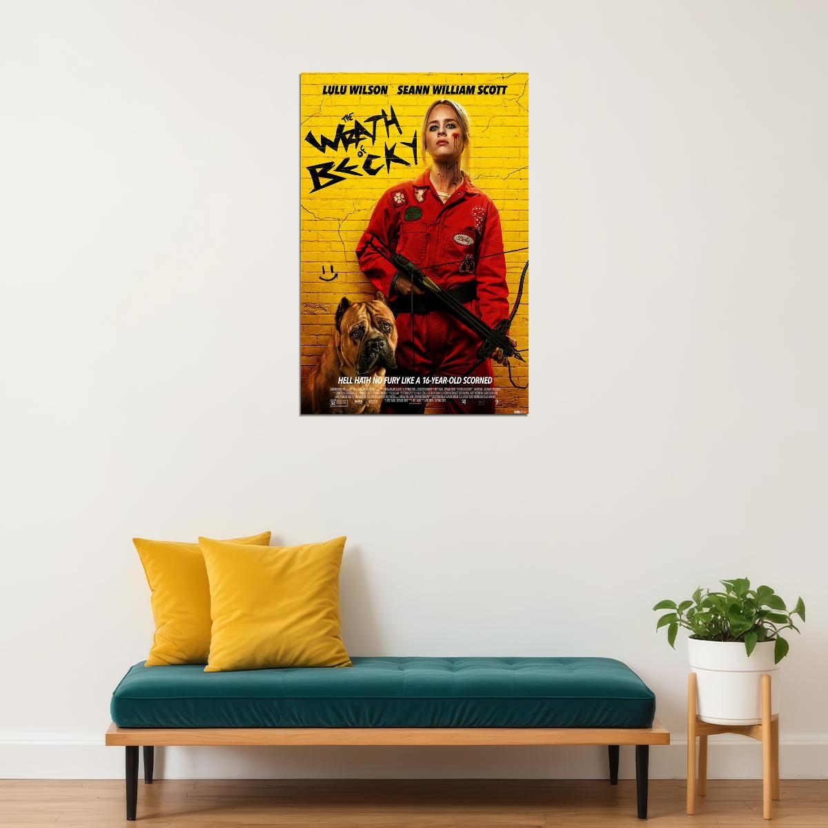 The Wrath Of Becky Movie Action Horror Thriller Poster Wall Art Print Home Wall Decor - xonomax