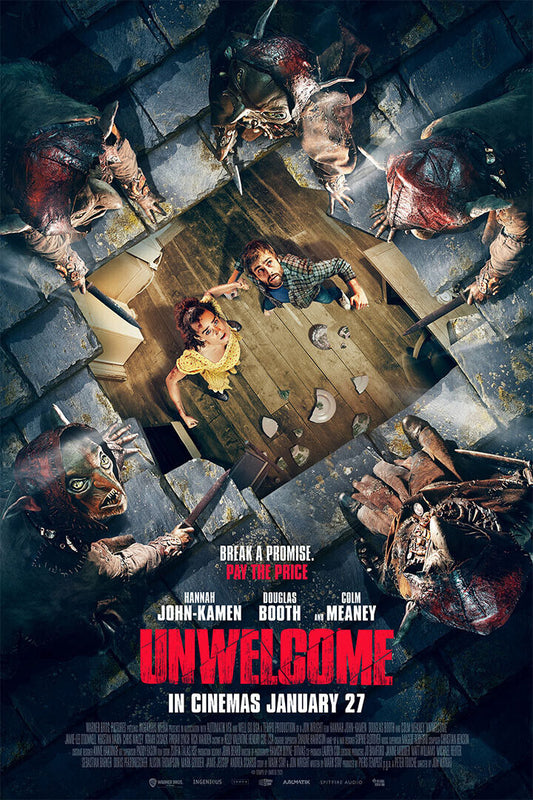 Unwelcome Movie Comedy Horror Action Poster Wall Art Print Home Wall Decor - xonomax
