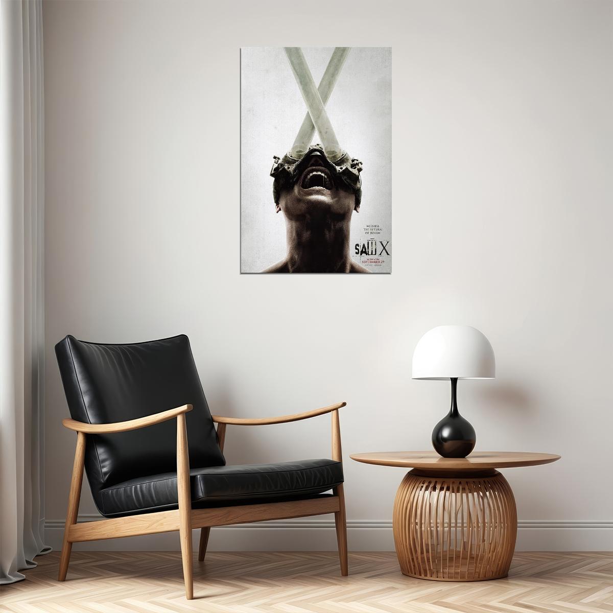 Saw X Movie Horror Mystery Thriller Poster Wall Art Print Home Wall Decor