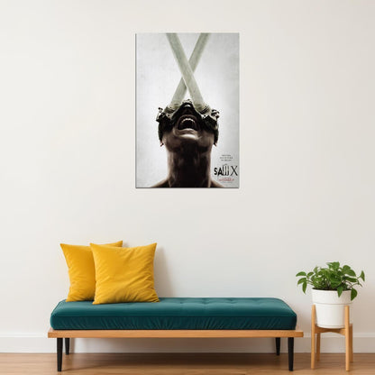 Saw X Movie Horror Mystery Thriller Poster Wall Art Print Home Wall Decor