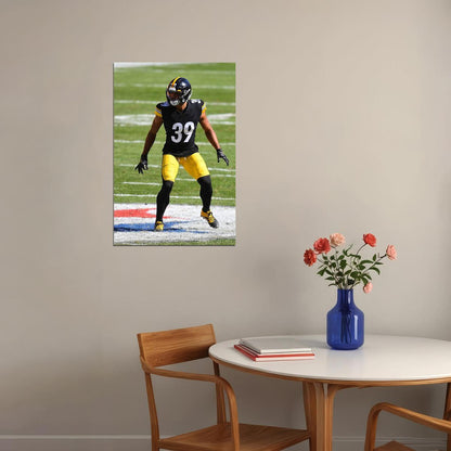 Minkah Fitzpatrick Pittsburgh Steelers Football Player Poster Wall Art Print Home Wall Decor