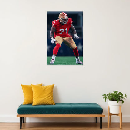 Trent Williams San Francisco American Football Player Poster Wall Art Print Home Wall Decor